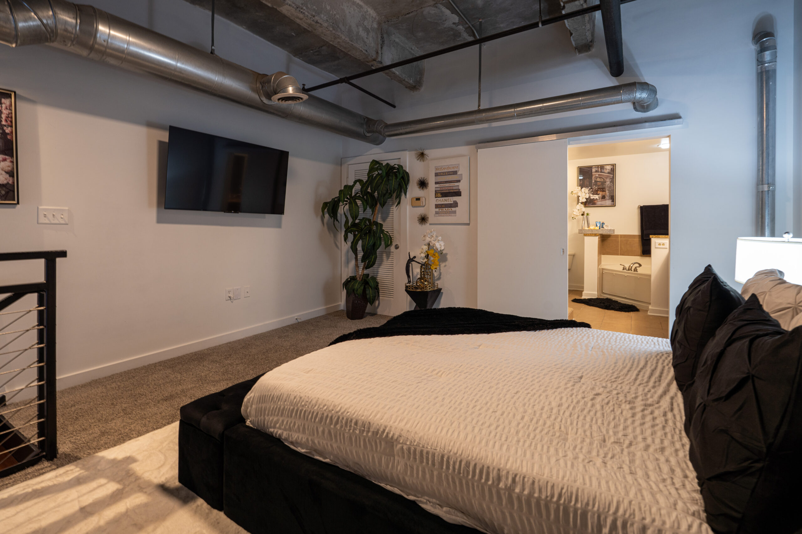 17th Street Loft Master Bedroom